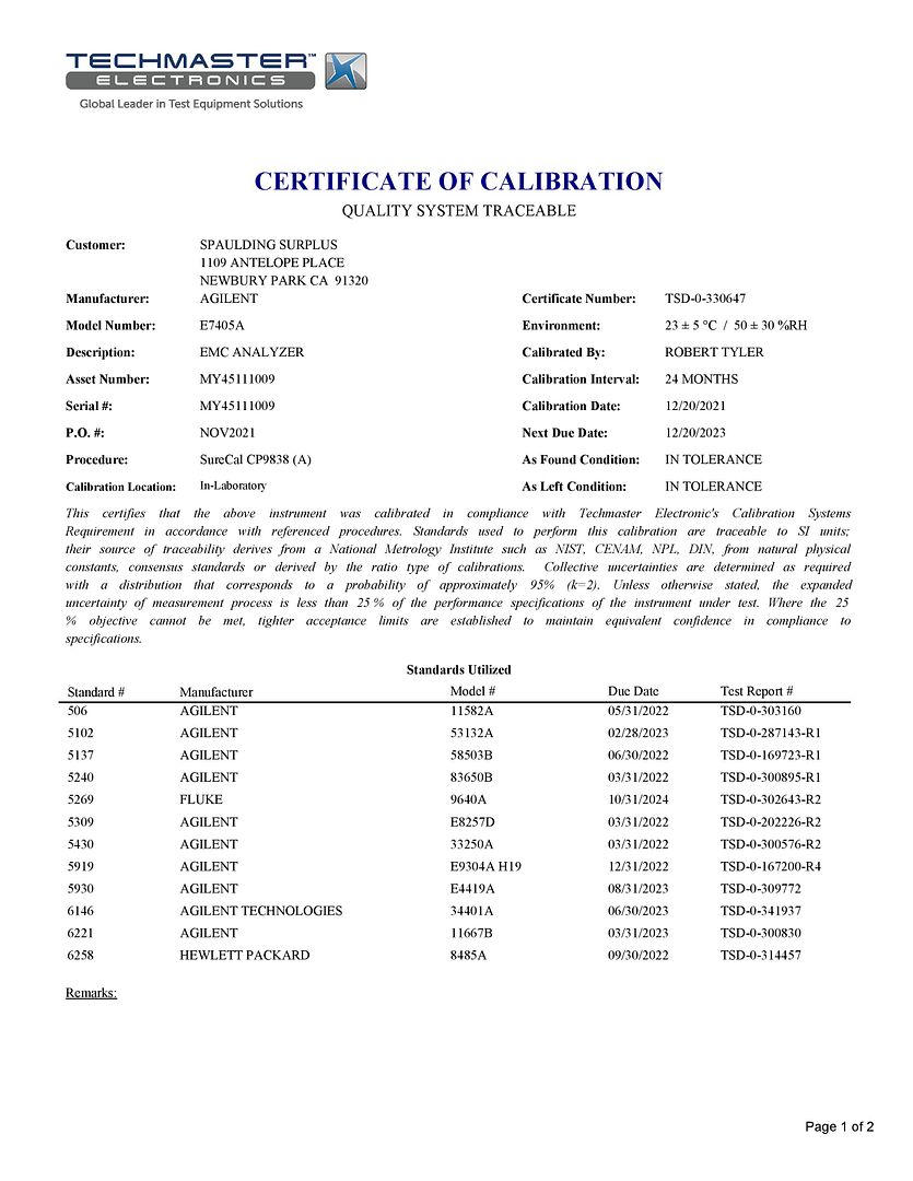 E7405A_Cal_Certificate-page-001